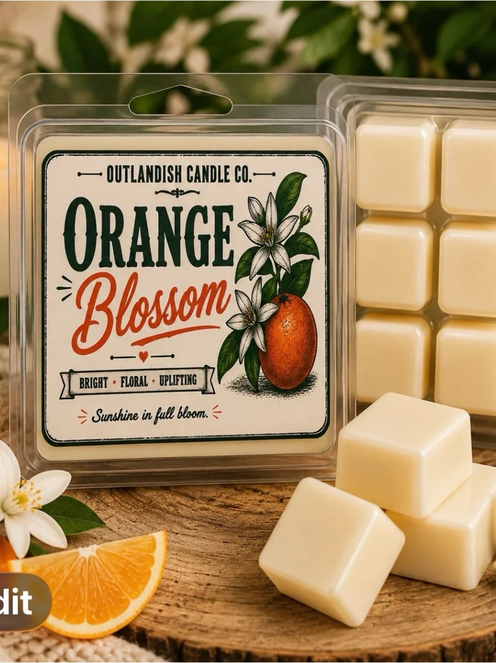 Orange Blossom Wax Melts — Cream